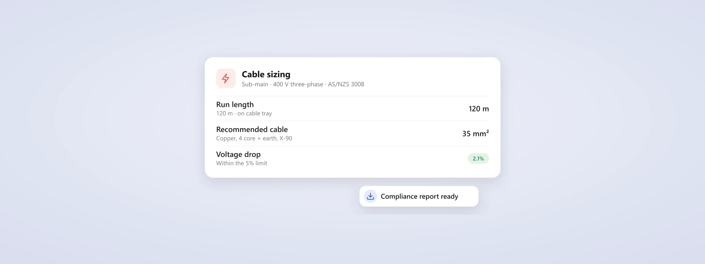 Electrical design software for low-voltage installations: an example of the work