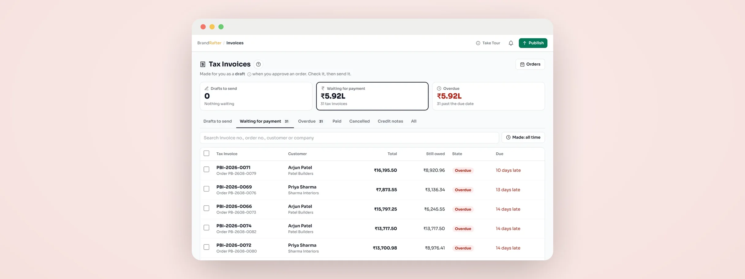 Custom Software: an example of the work
