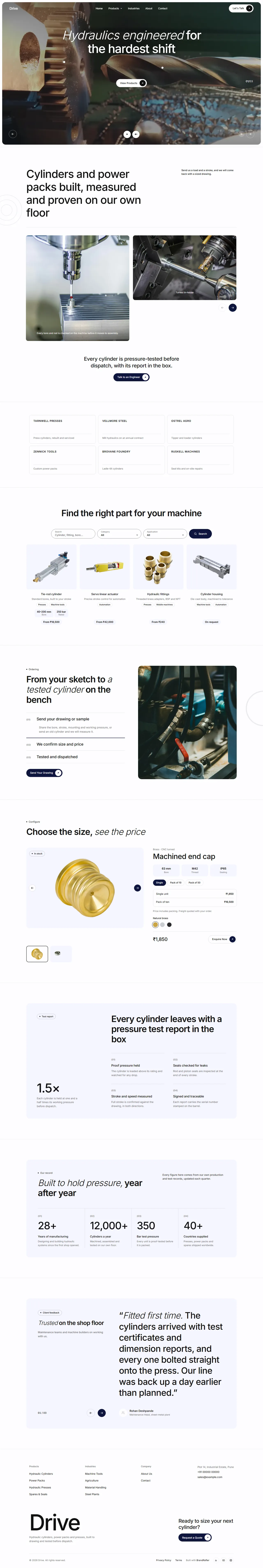 Drive home page, full length