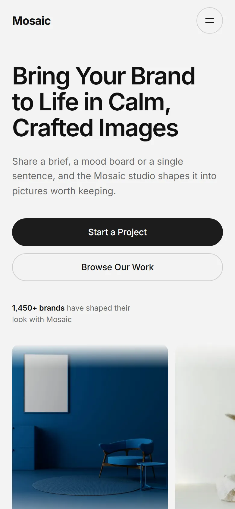 Mosaic on a phone